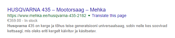 metakirjeldus