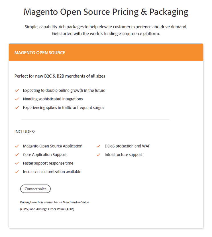 Magento open source